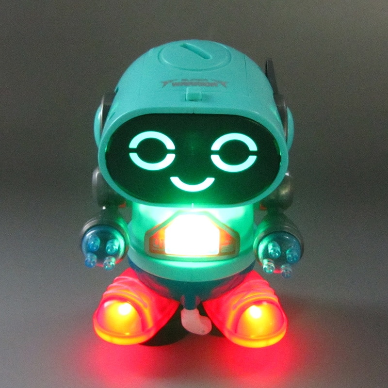 Green Dancing Robot
