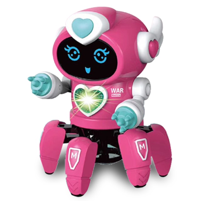 Pink 6-Claws Dancing Robot