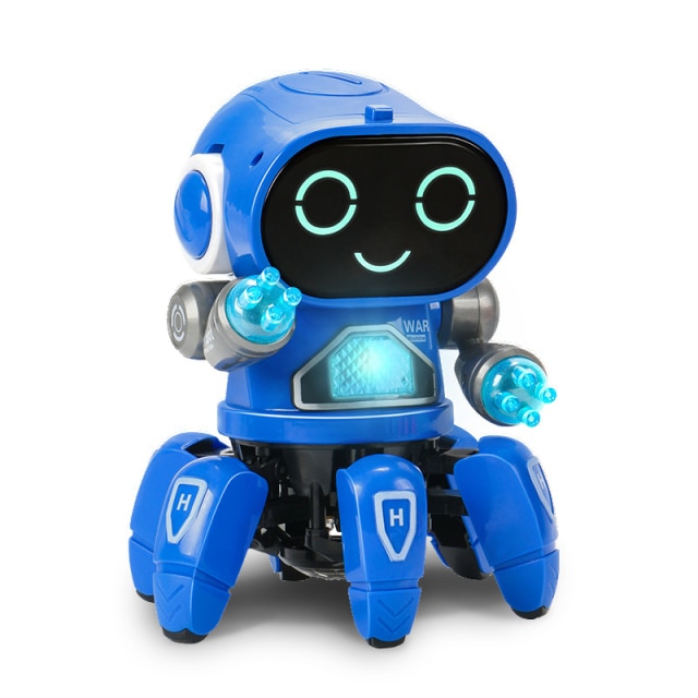 Blue 6-Claws Dancing Robot