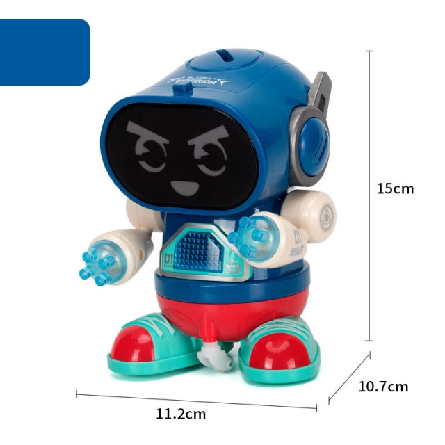 Blue Dancing Robot