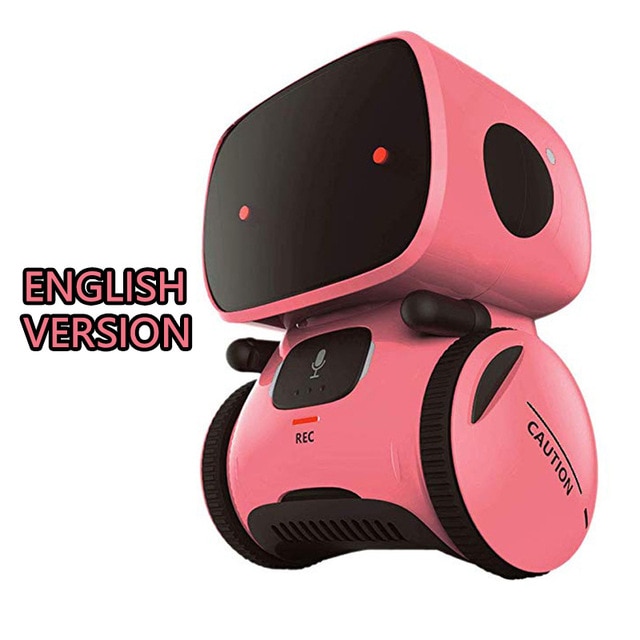 Pink Smart Voice Command Dancing Robot