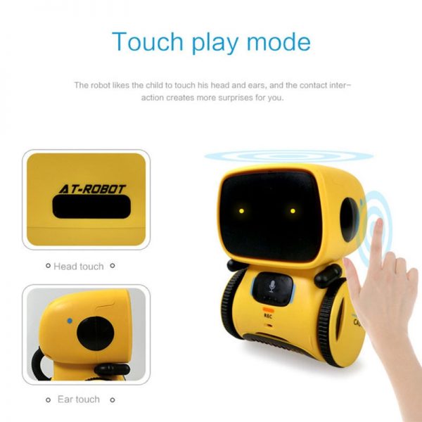 Newest Type Smart Robots Dance Voice Command 3 Languages Versions Touch Control Toys Interactive Robot Cute 2 - Pocket Robot