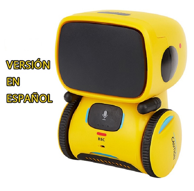 Yellow Smart Voice Command Dancing Robot