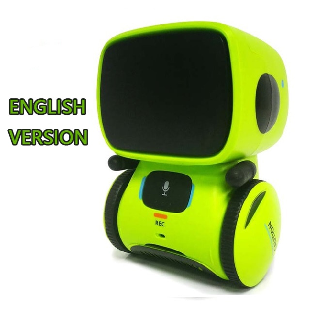 Green Smart Voice Command Dancing Robot